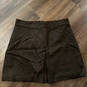 J-Crew Brown Formal Mini-Skirt - Size 12
